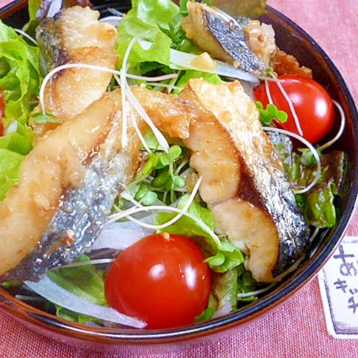 焼き鯖サラダ